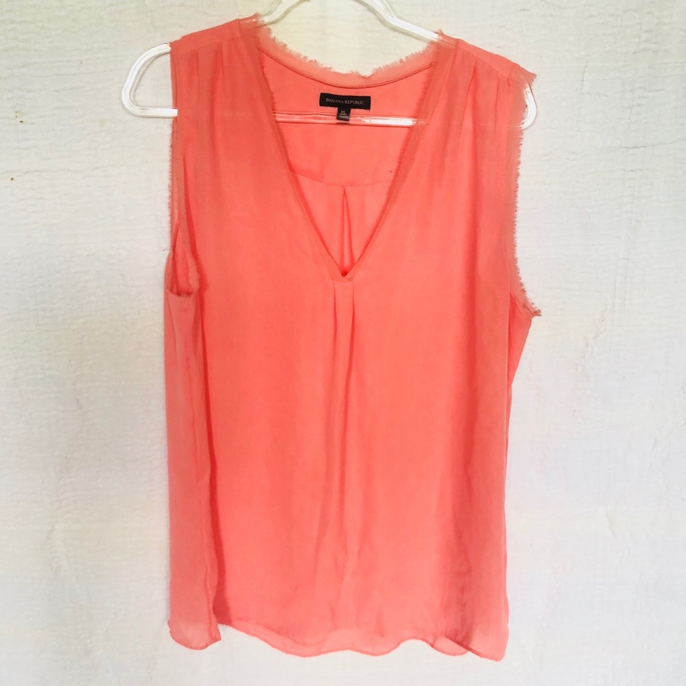 Banana republic coral top